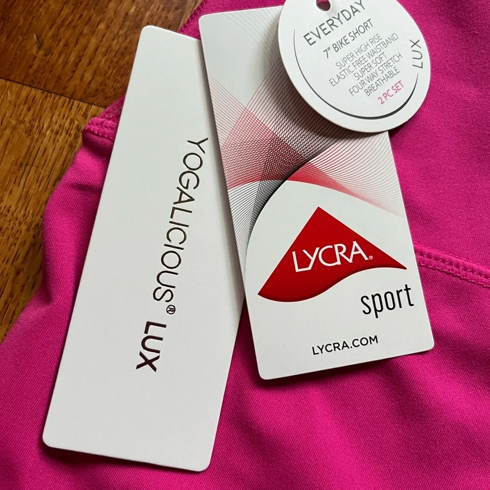 Yogalicious Lux 7” Bike Shorts - Picture 2 of 2